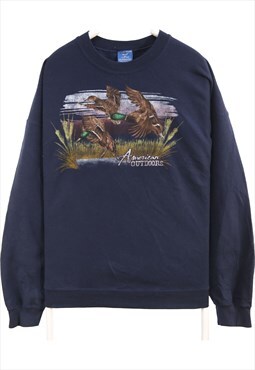 Vintage 90's Puritan Sweatshirt Ducks American Outdoors