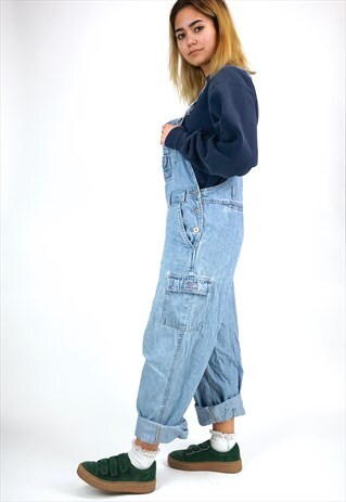 VINTAGE 90'S DENIM DUNGAREES