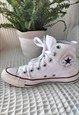 RETRO WHITE HI-TOP CANVAS ALL STAR CONVERSE  UK4.5