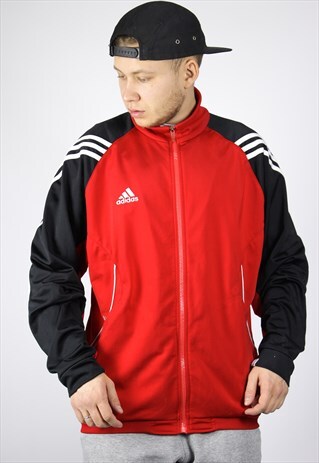 VINTAGE MENS ADIDAS TRACK TOP JACKET