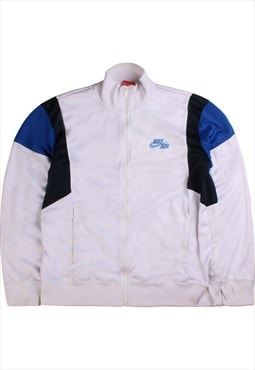 Vintage  Nike Windbreaker Jacket Full Zip Up White XLarge