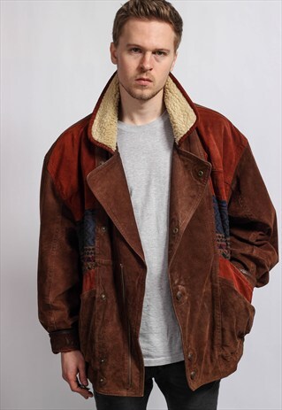 VINTAGE AZTEC SHERPA JACKET