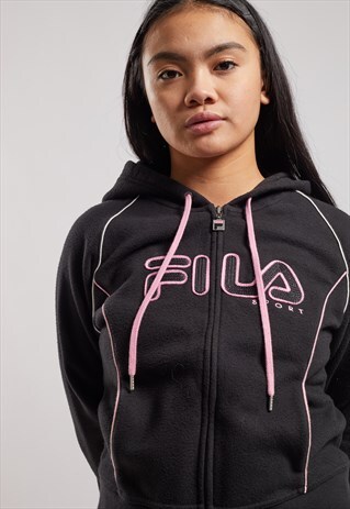 VINTAGE FILA ZIP-UP HOODIE