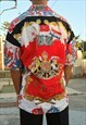 90s Vintage rare Versace pirates pattern shirt