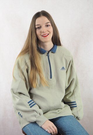 VINTAGE CREAM ADIDAS JUMPER