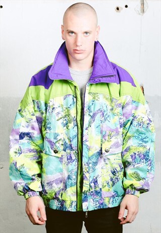 VINTAGE BOLD PADDED SKI JACKET