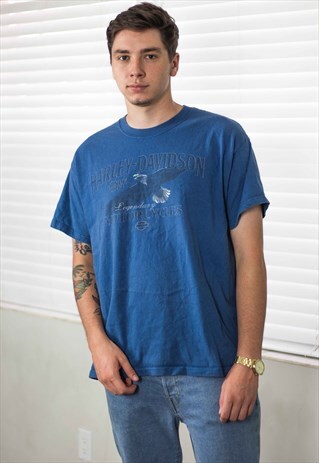 VINTAGE HARLEY DAVIDSON T-SHIRT LOGO 90S XL 8.5