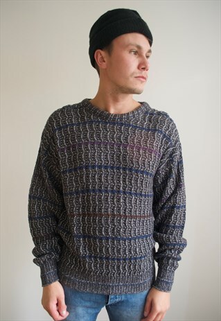 VINTAGE 90'S PATTERNED JUMPER
