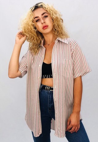 VINTAGE OVERSIZED PATTERN UNISEX SHIRT