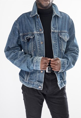 90S VINTAGE BLUE LEVIS DENIM JACKET