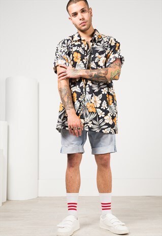 VINTAGE 80S HAWAIIAN SHIRT / S1622