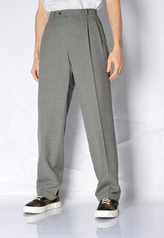 VINTAGE 80S GREY PANTS