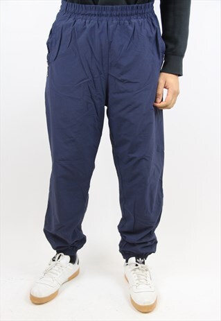 VINTAGE NAVY SHELL TRACKSUIT BOTTOMS