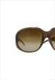 VINTAGE BVLGARI 2000'S OVERSIZED BROWN SUNGLASSES