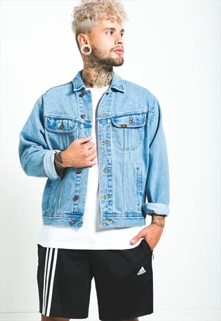 VINTAGE 80S ORIGINAL LEE BASIC DENIM JACKET / S6724