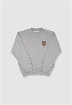 Vintage 90s Nike Portugal Football Team Sweatshirt in Grey
