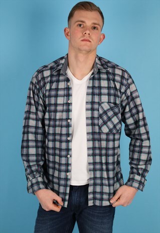 VINTAGE SALEWA CHECK SHIRT NS180