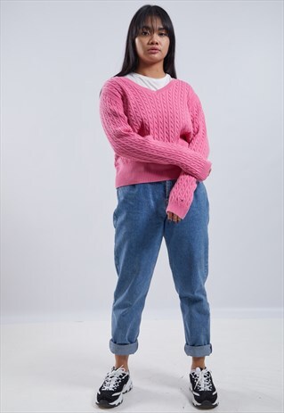 VINTAGE TOMMY HILFIGER V-NECK JUMPER