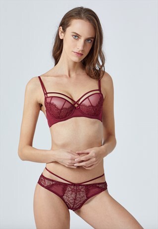LACE LINGERIE BRA SET