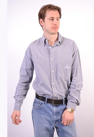 VINTAGE ARMANI SHIRT BLUE