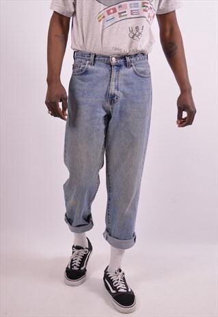 CALVIN KLEIN MENS VINTAGE JEANS W30 L27 BLUE 90S