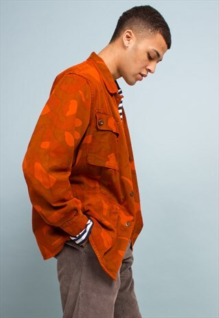 VINTAGE OVERDYED CAMO JACKET