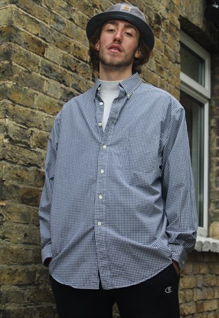 VINTAGE / 90'S / BLUE SHIRT