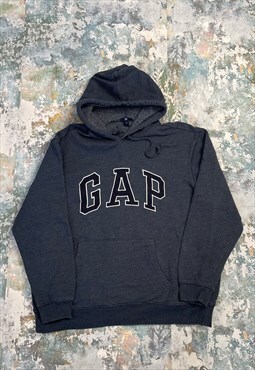 Vintage Gap Embroidered Spell Out Hoodie 
