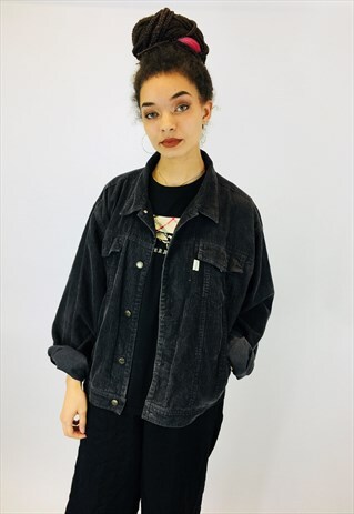 VINTAGE 80S OVERSIZED CORDUROY JACKET