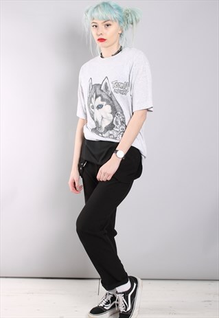 VINTAGE WOLF PRINT T-SHIRT