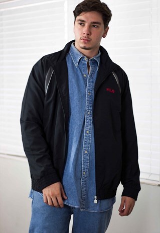 VINTAGE FILA JACKET LOGO 90S L 13.5