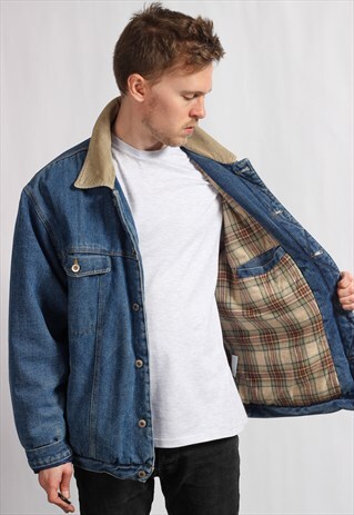 VINTAGE BLANKET LINED DENIM JACKET