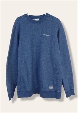 Vintage Columbia Sweatshirt Classic in Blue L