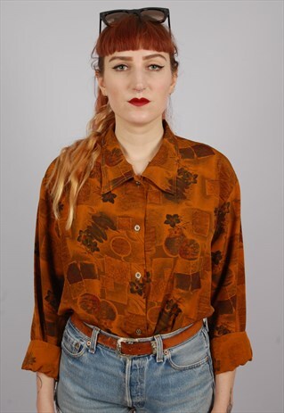 VINTAGE 80S PRINTED SHIRT