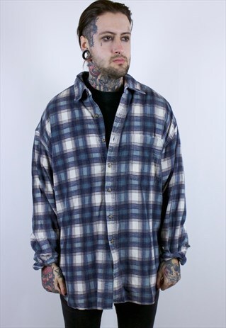 VINTAGE CHECKED OVER-SHIRT