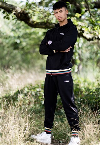 BETHNAL TRACKSUIT HOODIE - BLACK