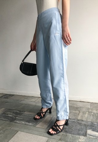 baby blue adidas track pants