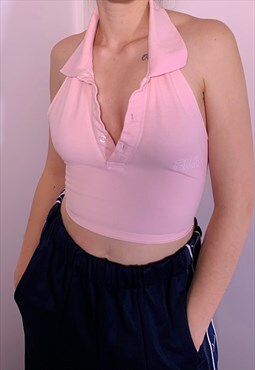 Reworked Fila Polo Crop top