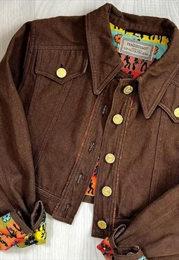 Vintage 1990's FENDI Crop Jacket