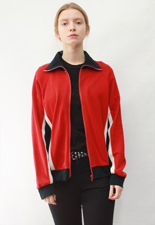 VINTAGE 90' COOL OLDSCHOOL UNISEX RED SWEATSHIRT