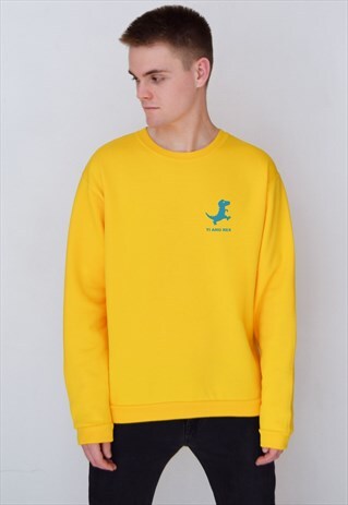 YELLOW TI AMO REX (BLUE) SWEATSHIRT