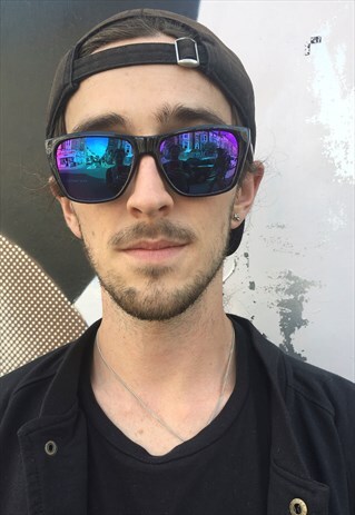 VINTAGE SUNGLASSES WAYFARER MULTI COLOUR MIRROR