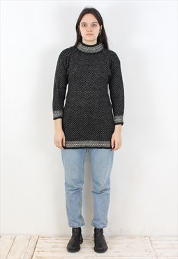 TIPPY & CO COPENHAGEN Wool Pullover Sweater Jumper Mock Neck
