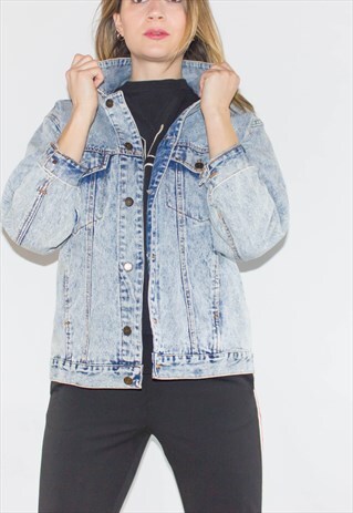 VINTAGE 80'S OVERSIZED DENIM JACKET