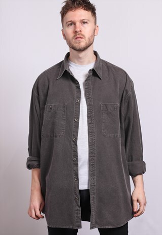 VINTAGE COTTON SHIRT GREY