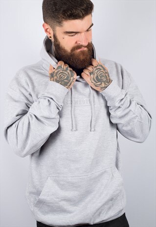 MIRROR PULLOVER GREY HOODIE