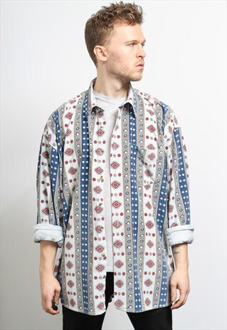 VINTAGE CORDUROY CORD SHIRT