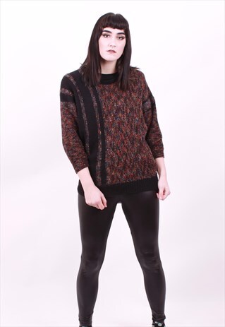 VINTAGE 80'S CUTE BACK WING JUMPER SIZE SMALL