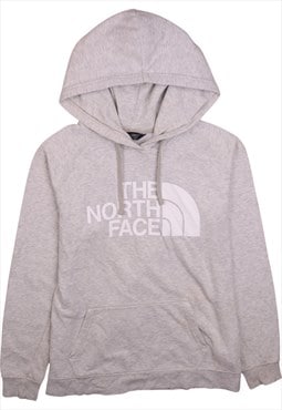 Vintage 90's The North Face Hoodie Spellout Pullover Grey