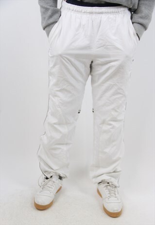 VINTAGE NIKE WHITE TRACKSUIT BOTTOMS